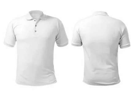 Men Solid Polo Neck Pure Cotton White T-Shirt
