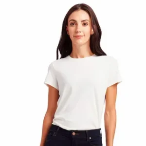 WoMen Self Design Polo Neck Polyester Brown T-Shirt A