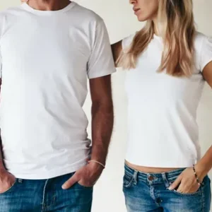 KAJARU  Men & Women Self Design Polo Neck Polyester Brown T-Shirt Couple